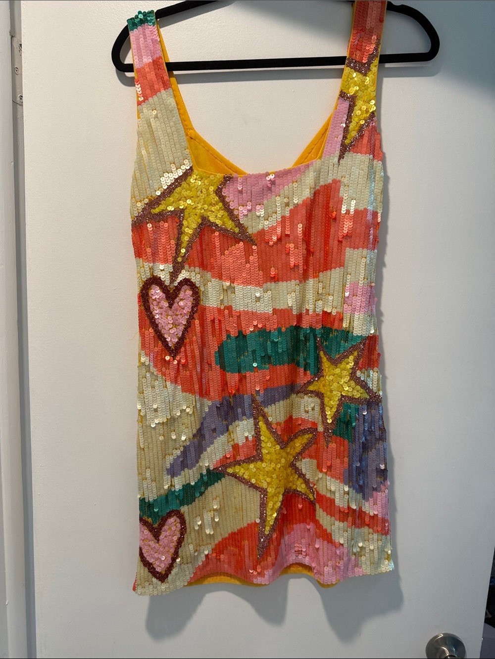Nasty gal Full Sequin Star & Heart Tank Dress - Multicolor - Picture 8 of 9